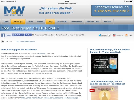 Rote Karte gegen die EU-Diktatur